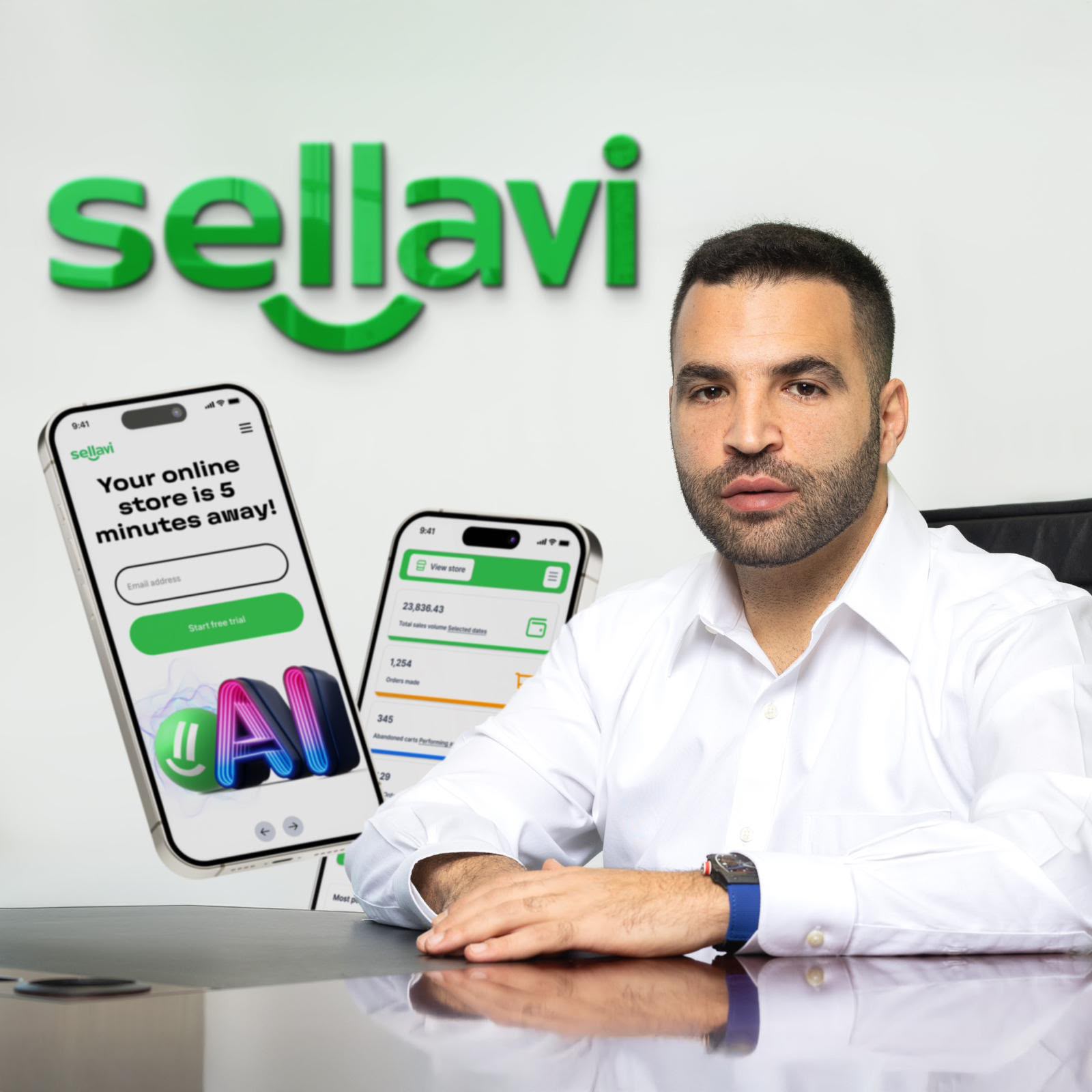 Sar Zvuluni in the Sellavi office